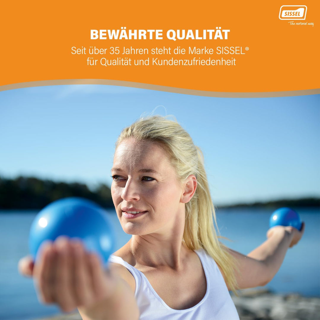 SISSEL® Pilates Toning Ball 2er-Set 900g | Optimale Ergänzung für Balance &amp; Kraft | Vielseitiges Tra