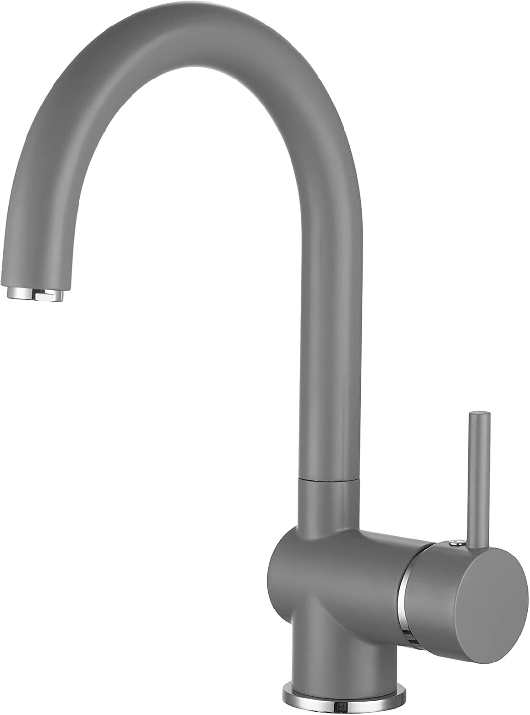 VEROSAN Küchenarmatur Niederdruck PRAG, matt light grey, rund, 21 x 5.5 x 31.5 cm 21 x 5.5 x 31.5 cm