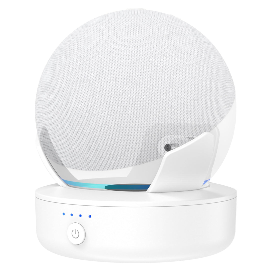Akkustation für 4. & 5. Gen Smart Lautsprecher (Weiss), Weiss