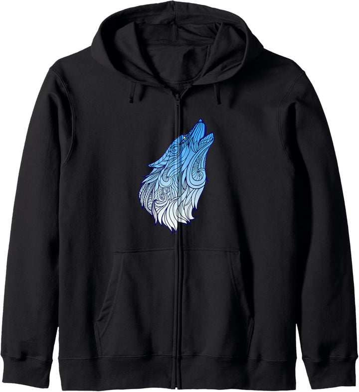 Wolfsgeschenk Grossartiges Wolfsgeheul Kapuzenjacke