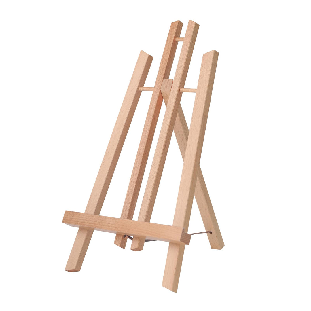 Tischstaffelei aus Buchenholz 40 cm hoch Staffelei Holzstaffelei Mini Staffelei Kinder Klappbar Und