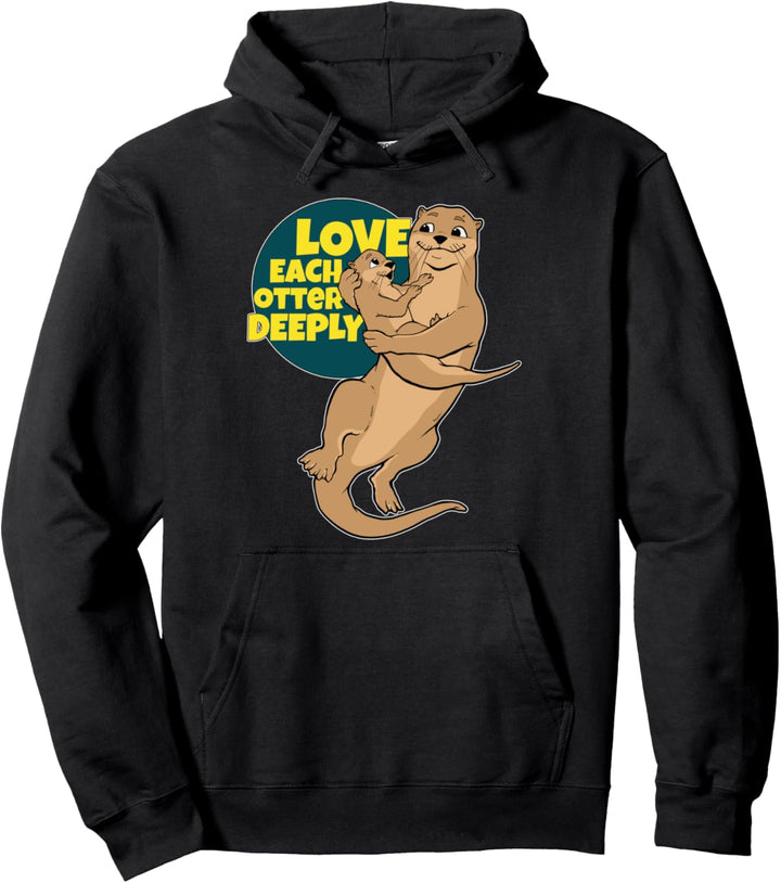 Otter Lover I Süsses Otter Lustiger Spruch Gesschenk Pullover Hoodie