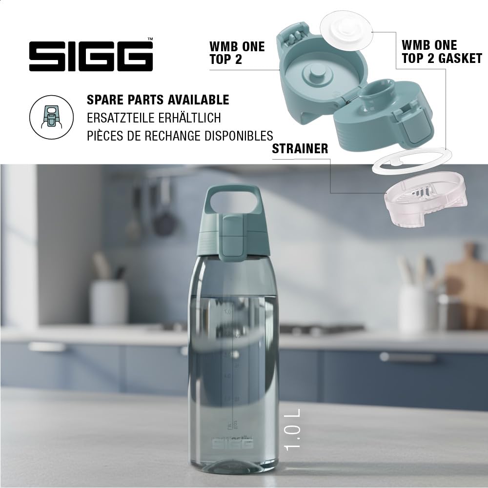SIGG - Tritan Trinkflasche - Total Color ONE - Für Kohlensäurehaltige Getränke Geeignet - Spülmaschi