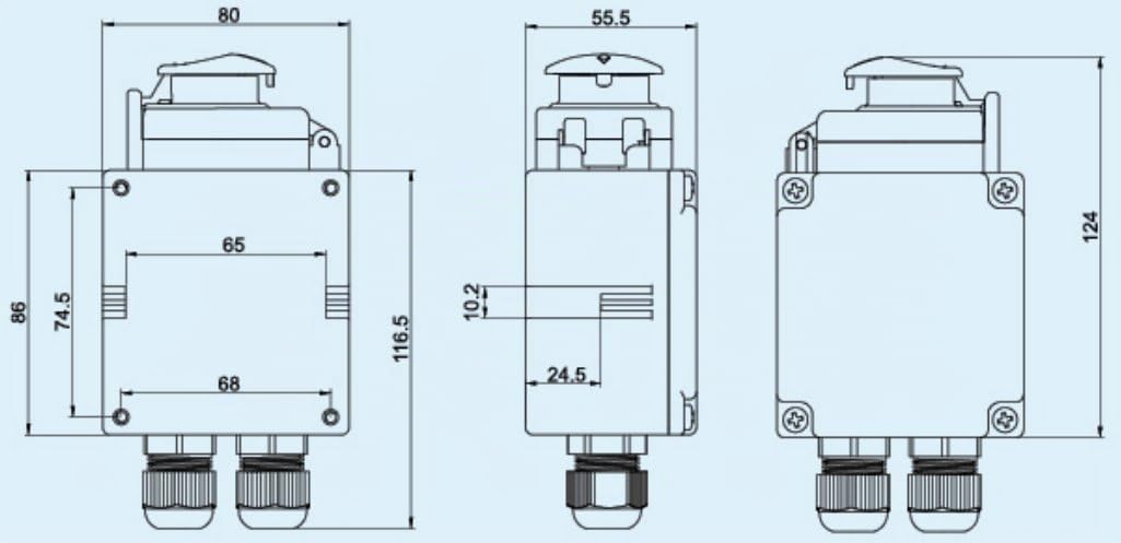Maschinenschalter mit Schütz DZ08-7 230V/400V - Baugleich KOA8 230V, 230V