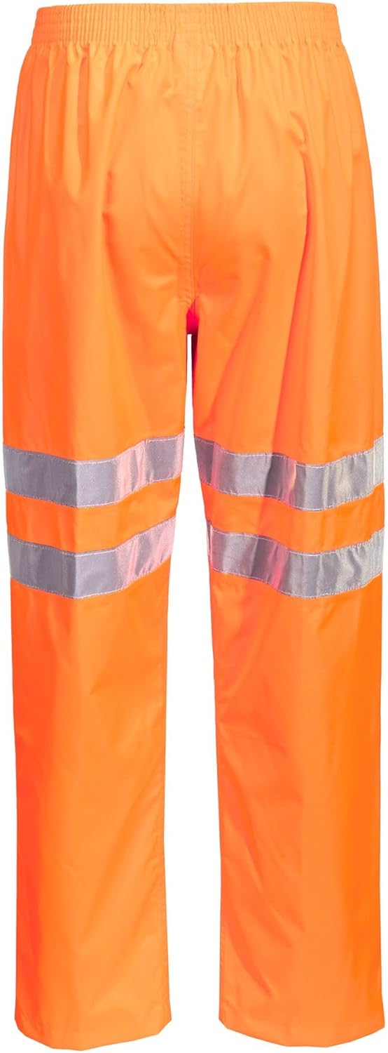 Hi-Vis Traffic Trousers, colorOrange talla Large, L