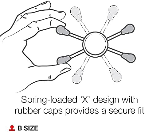 RAM Mount Ram-Hol-UN10BU Halterung für persönliche Kommunikation, aus Edelstahl, Schwarz Grosse Tele