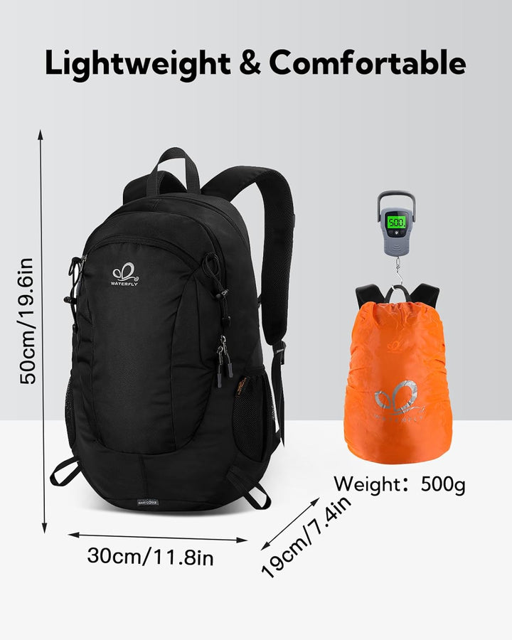WATERFLY Wanderrucksack 30L Trekkingrucksack Reiserucksack: Wasserdicht Wandern Rucksack Trekking Ou