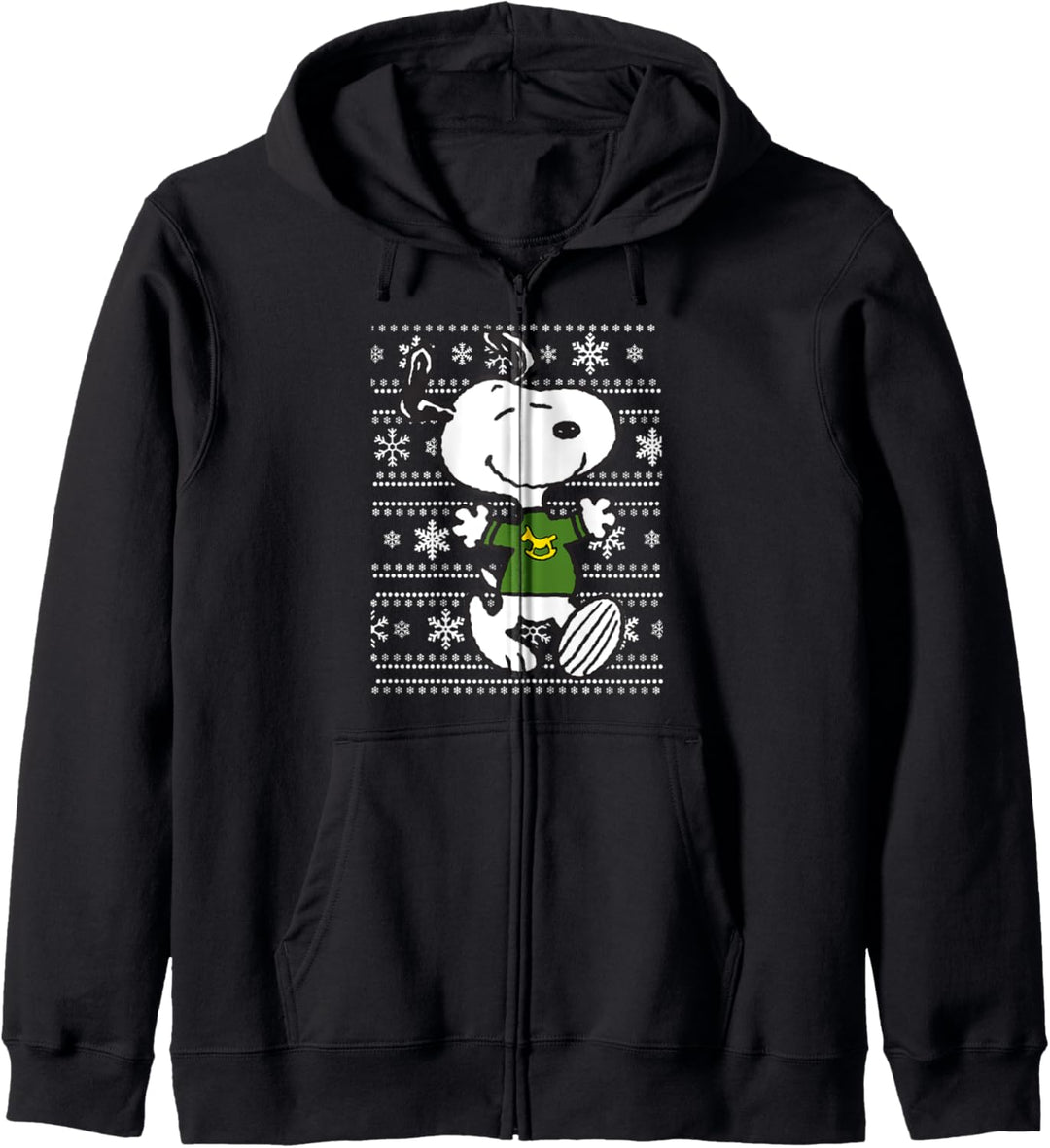 Peanuts Urlaub Snoopy Schneeflocken Kapuzenjacke