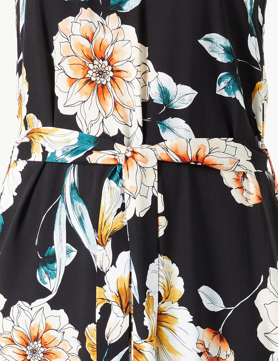 ONLY Damen Onlnova Life S/L Joy Long Dress Aop Ptm 32 Black/Aop:369 Soft Flowers, 32 Black/Aop:369 S