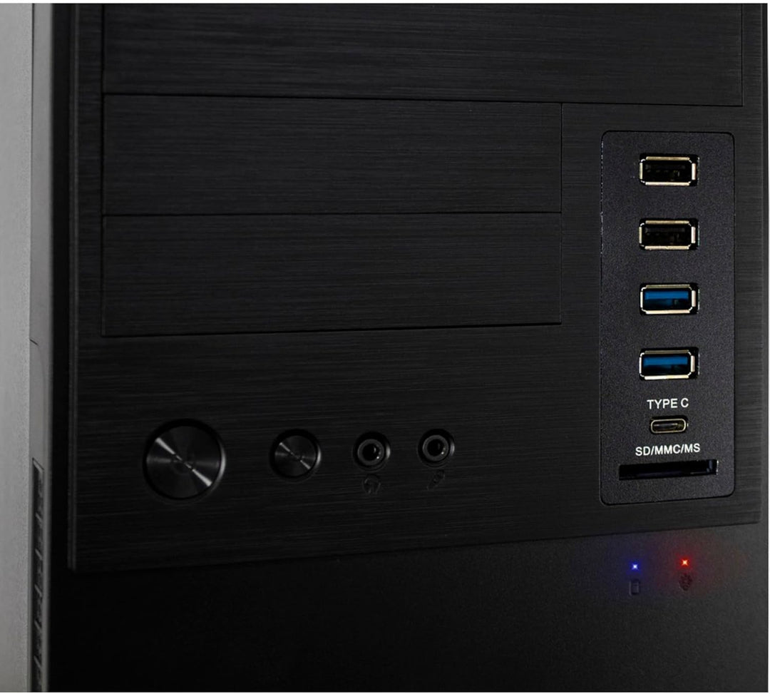 Inter-Tech IT-6865 Micro-Tower PC-Gehäuse (Micro-Tower, PC, Schwarz, 14 cm, 34 cm, CE)