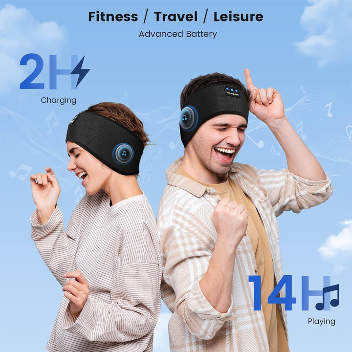 Schlafkopfhörer Bluetooth,Schlaf Kopfhörer Stirnband Bluetooth 5.4 Kopfhörer Geschenk für Männer/Fra