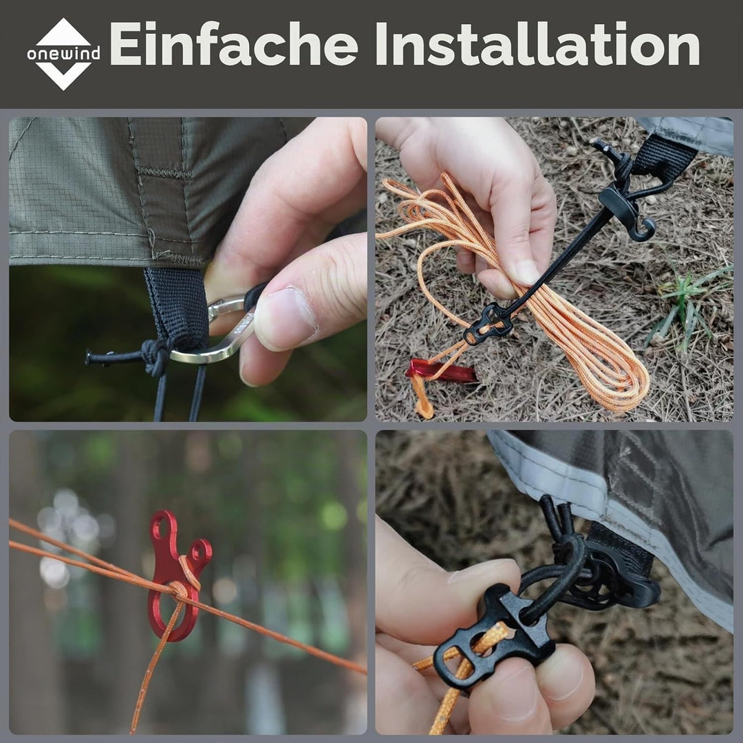 onewind Hängemattenplane, vielseitig, Camping, Regenfliege, Ultraleicht, grosse Abdeckung, Unterstan