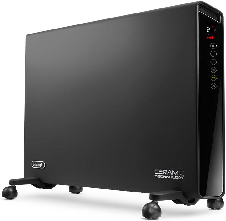 De'Longhi HX65L22 Konvektor, mobiler Heizkörper, schwarzgrau, für bis zu 65m³