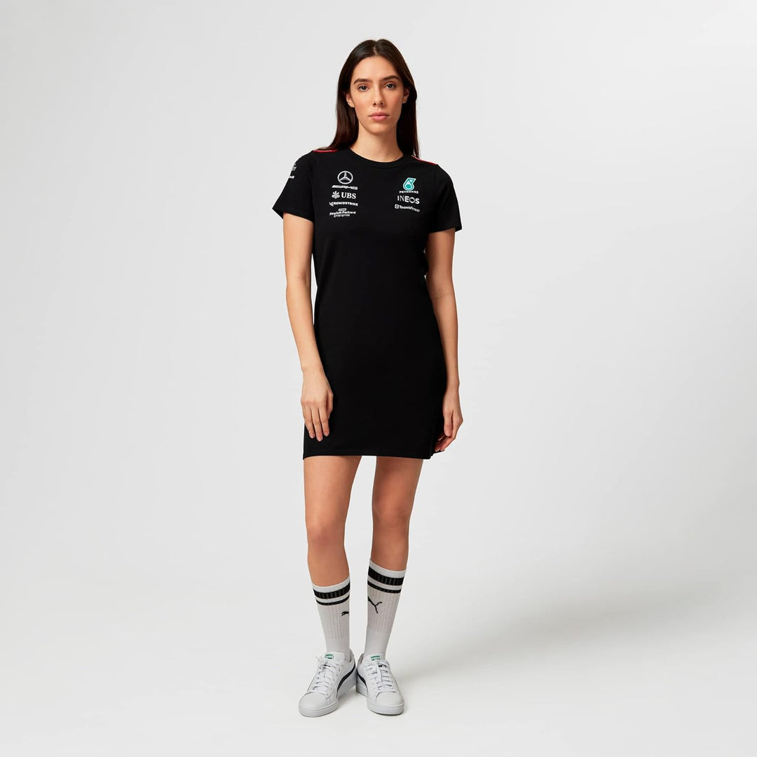 MERCEDES AMG PETRONAS Formula One Team - Teamkleid 2023 für Damen M Schwarz, M Schwarz