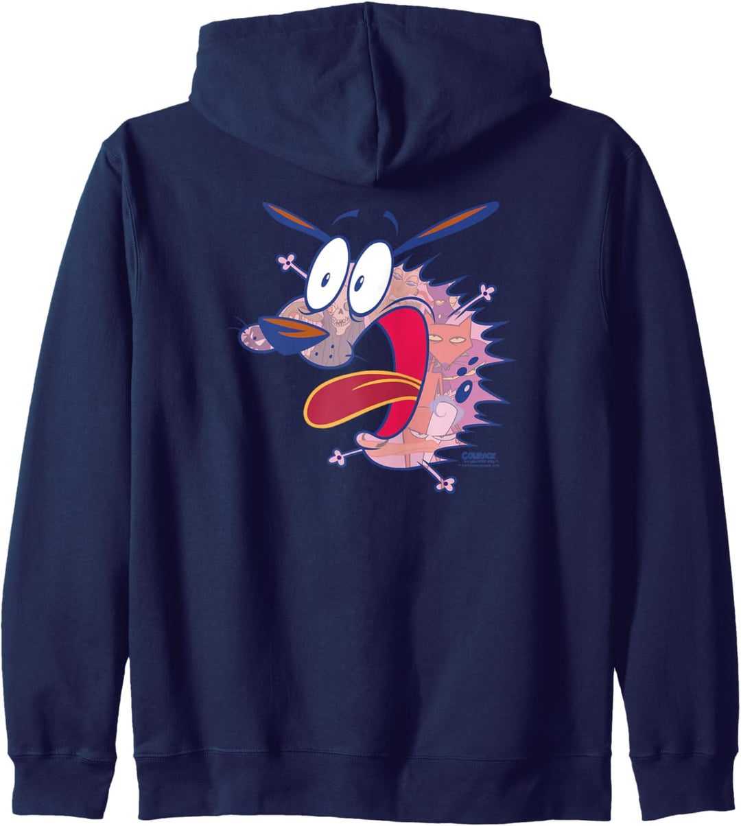 Courage the Cowardly Dog Evil Inside Kapuzenjacke