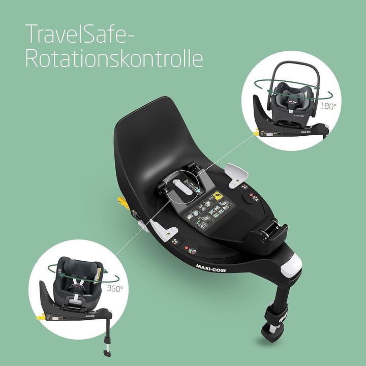 Maxi-Cosi FamilyFix 360 i-Size Basis, Pebble 360 i-Size Babyschale, Pearl 360 i-Size Kleinkindautosi