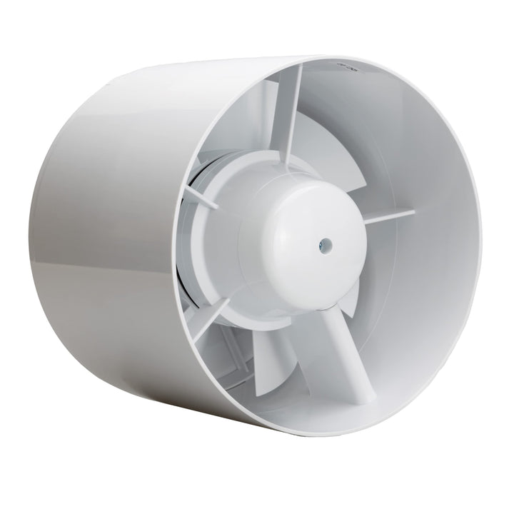 STERR IDM150S Schlanker Rohrventilator 150 mm - Rohrlüfter - Hohe Qualität - Leise - Für Bad WC - Kü