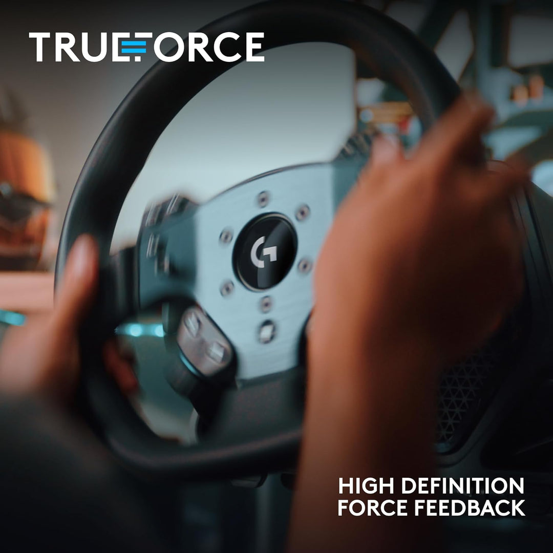 Logitech G PRO Rennlenkrad, Direktantrieb 11 Nm, TRUEFORCE Force Feedback, magnetische Schaltwippen,