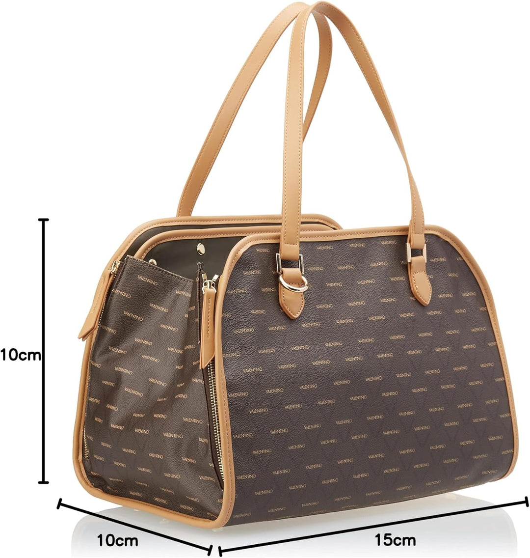 Valentino Unisex 6NO-Burger Rucksack Herren, Cuoio/Mehrfarbig