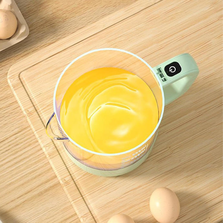 Handgehaltener Eierquirl,Kabelloser Lebensmittelmixer - Wiederaufladbarer Handmixer Filterplatte,Für