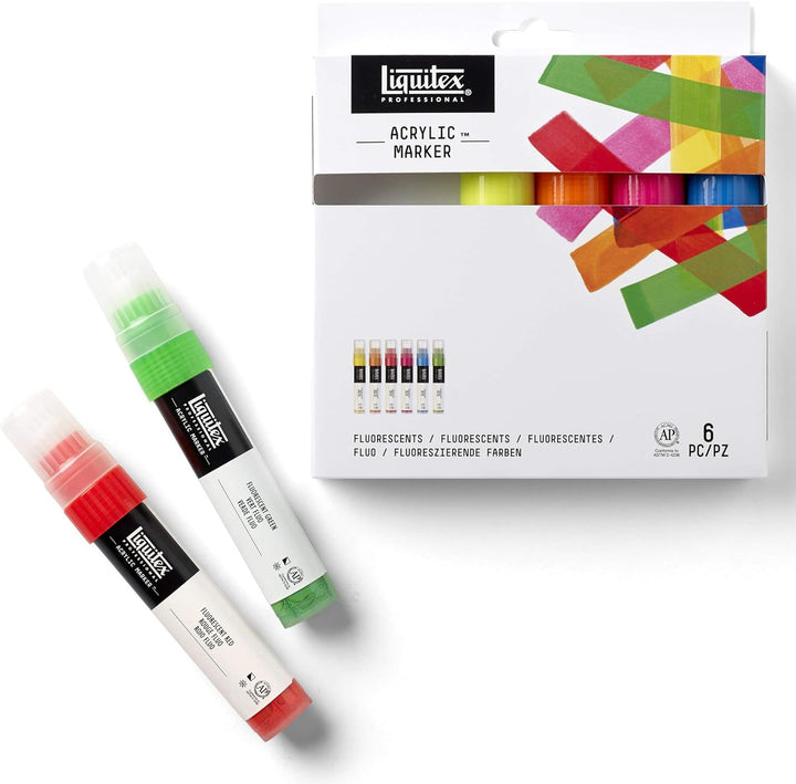 Liquitex 4690005 Professional Paint Acrylfarben Marker, Künstlerpigmente zum Zeichen, Malen auf Papi