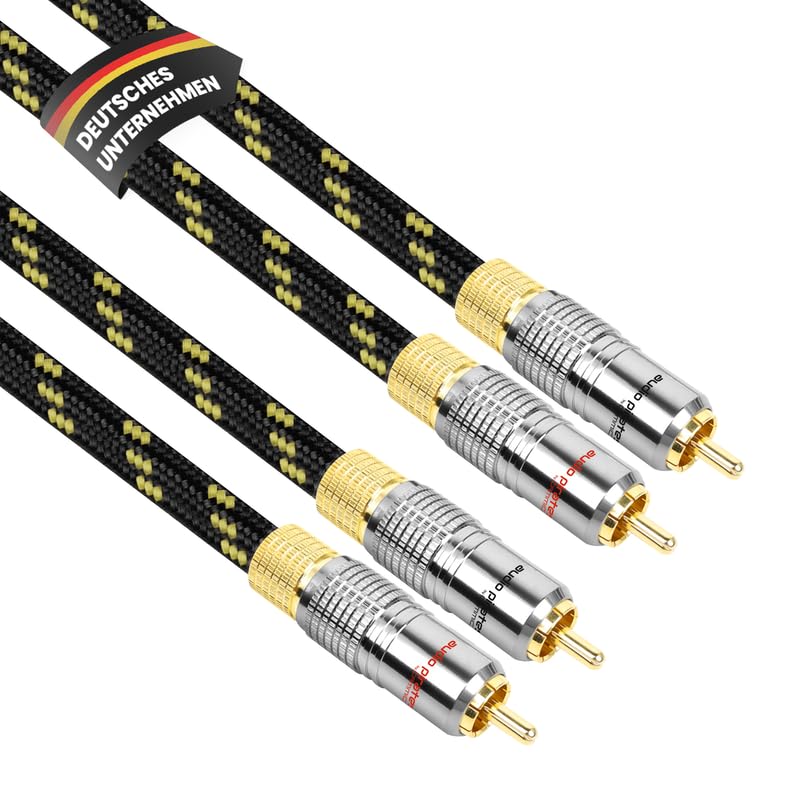 audio pirates by cammica Cinch Kabel 2x RCA Stecker auf 2x RCA Stecker, Audio-Kabel | High-End Audio