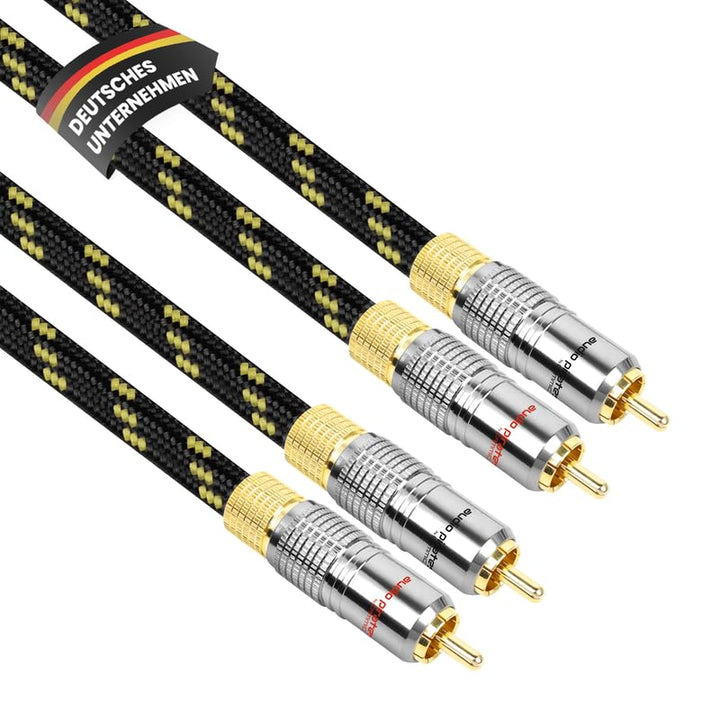 audio pirates by cammica Cinch Kabel 2x RCA Stecker auf 2x RCA Stecker, Audio-Kabel | High-End Audio
