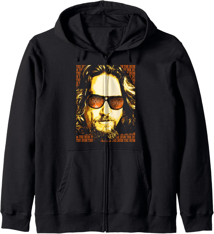 Big Lebowski The Dude Portrait Kapuzenjacke