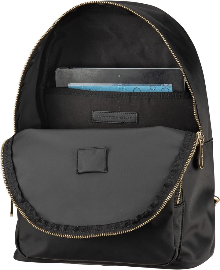 Tommy Hilfiger Damen Rucksack Poppy Backpack Mittelgross, Schwarz