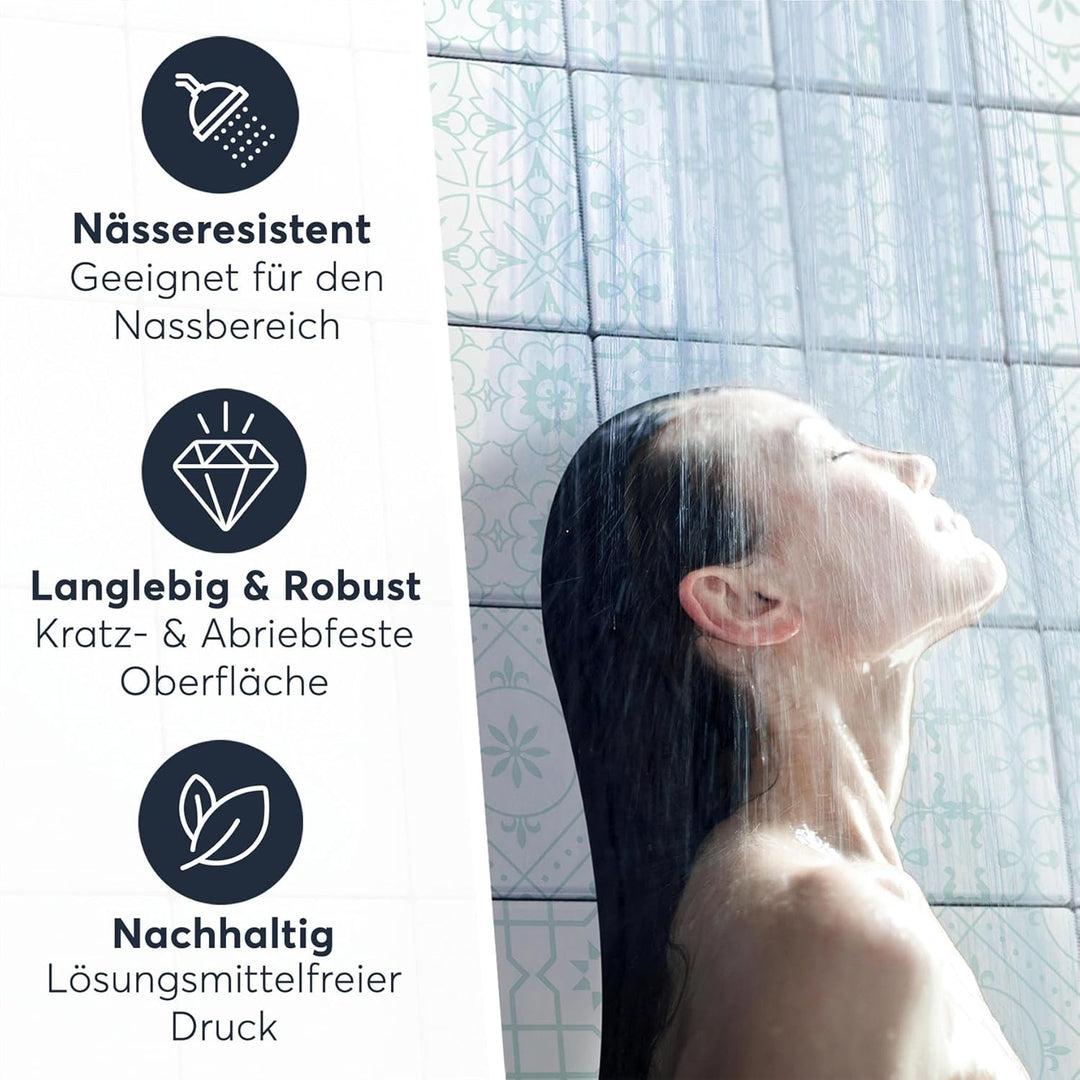 CREATISTO Mosaik-Fliesen Fliesensticker Fliesenfolie - Hochwertige Sticker Aufkleber für Wandfliesen