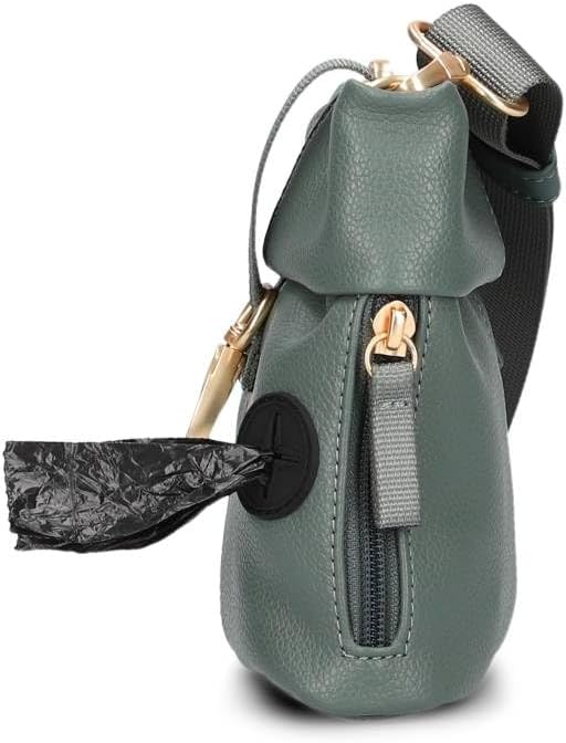 Zwei Hunde Leckerlibeutel Leo LET40 aus Kunstleder – Futtertasche für Hundetraining & Gassi gehen, K