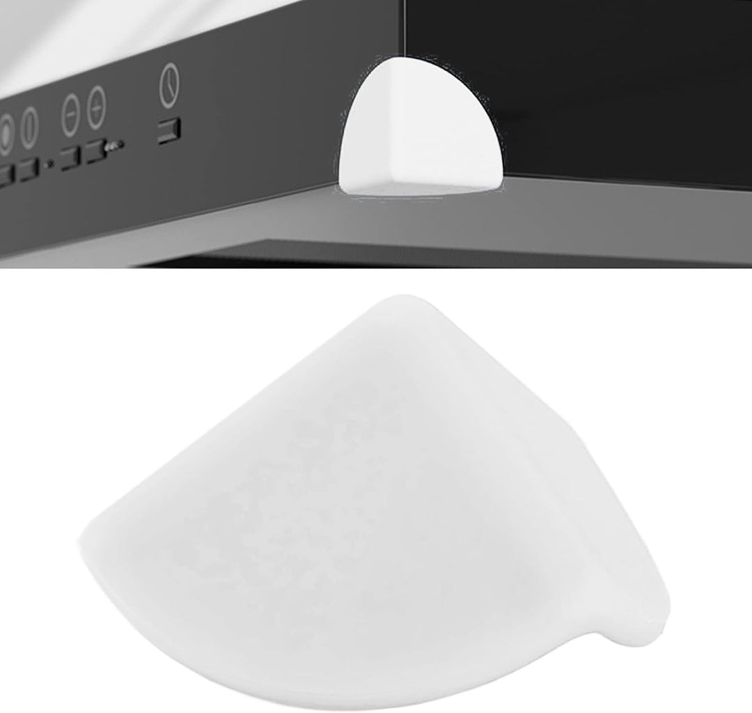 Silikon Eckenschutz für Möbel, 20 Stück in Schwarz und Weiss, 3x3x3 cm, Anti-Kollision Kantenschutz