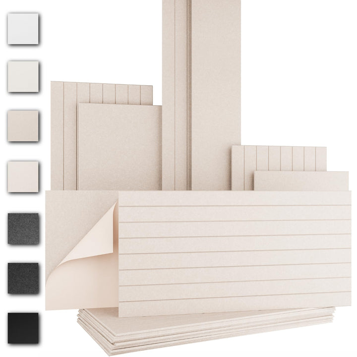 AKUSTIKO Schallschutzplatten selbstklebend 4er Set 120x60cm - Akustikpaneele aus Filz Schalldämmung