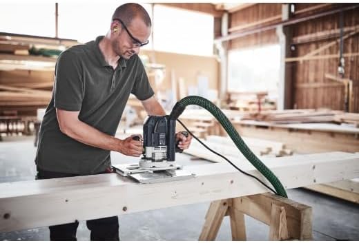 Festool Oberfräse OF 2200 EB-Plus (mit Spannzange, Spannzange, Kopierring, Spanfänger, Gabelschlüsse