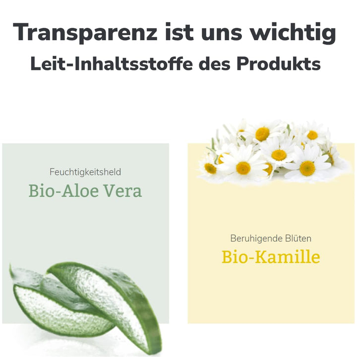 lavera basis sensitiv milde Pflegeseife – Flüssigseife mit Bio-Aloe Vera & Bio-Kamille - verträglich