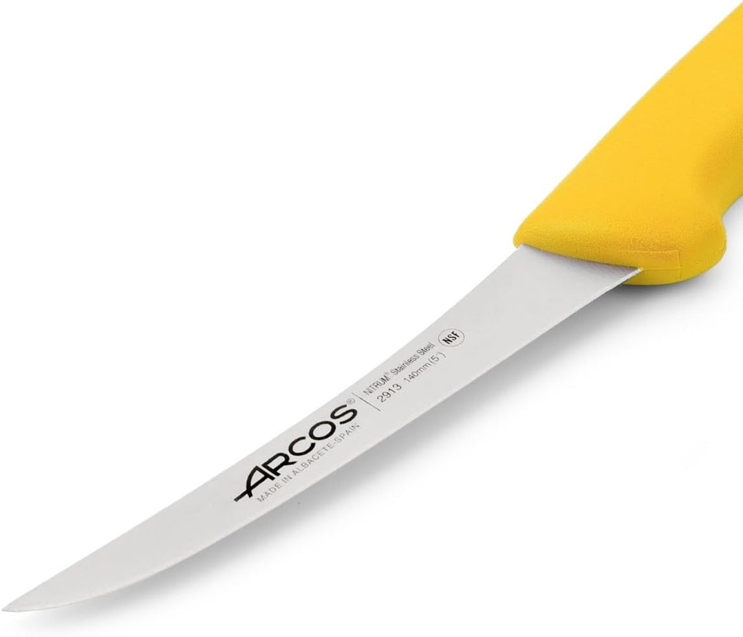 Arcos Ausbeinmesser mit Nitrum Edelstahlklinge 140 mm - Professionelles Messer zum Entbeinen von Fle