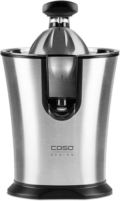 CASO CP 330 Pro - Design Zitruspresse, elektrische und kraftvolle Zitronenpresse mit Universal-Press