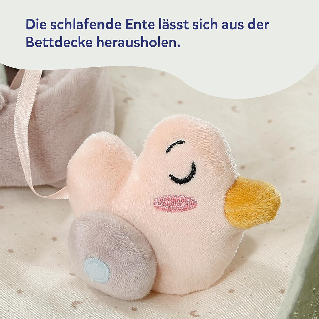 BABY Born for Babies Spieluhr Berta 18cm Kuschel-Berta im Körbchen mit herausnehmbaren Musikmodul, w