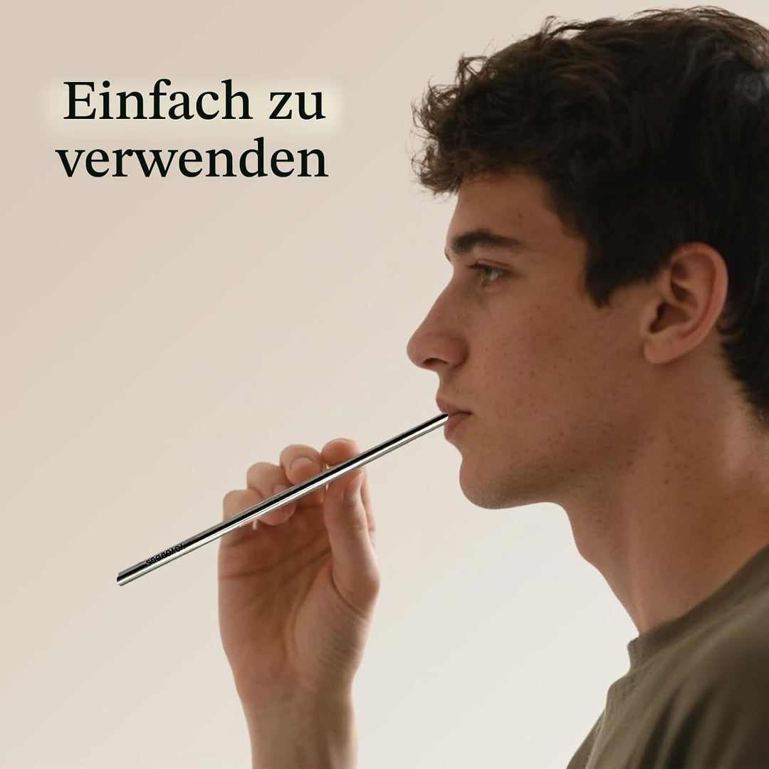 Sing Strohhalm für Stimmausbildung und Heilhilfewerkzeug, Gesangshalm-Stimmtrainer Metalltherapie-We