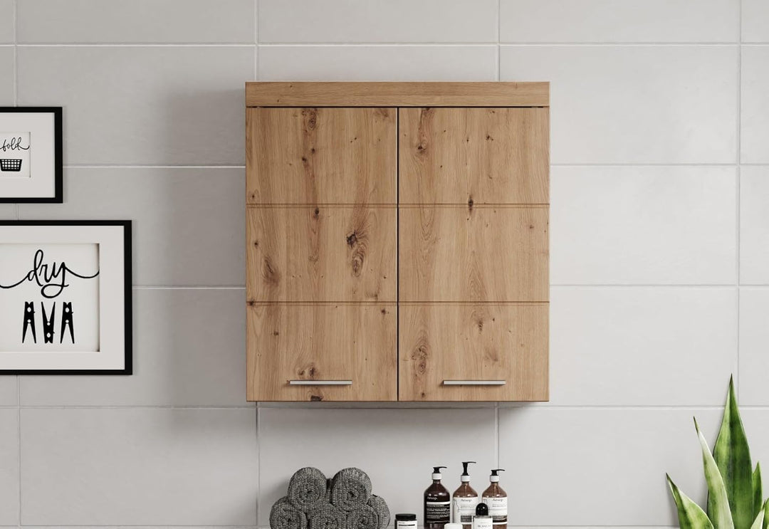 trendteam smart living - Hängeschrank breit - Bad - Amanda - Aufbaumass (BxHxT) 73 x 77 x 23 cm - Fa