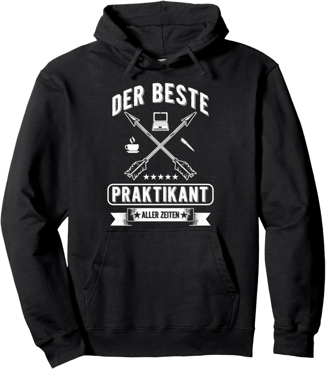 Der Beste Praktikant Aller Zeiten Praktikum Praktikantin Pullover Hoodie