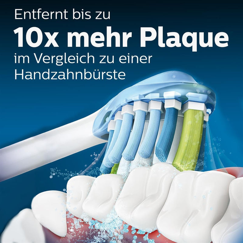 Philips Sonicare Original C3 Premium Plaque Defence Standard Schallzahnbürstenköpfe - 4er-Pack in We