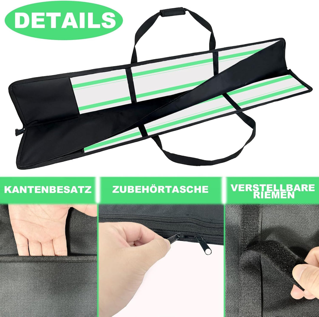 Führungsschiene Tasche 1.6m, für Bis zu 2 Schienen 1100mm/1400mm/1500mm, Plus-Version, ‌Kompatibel m
