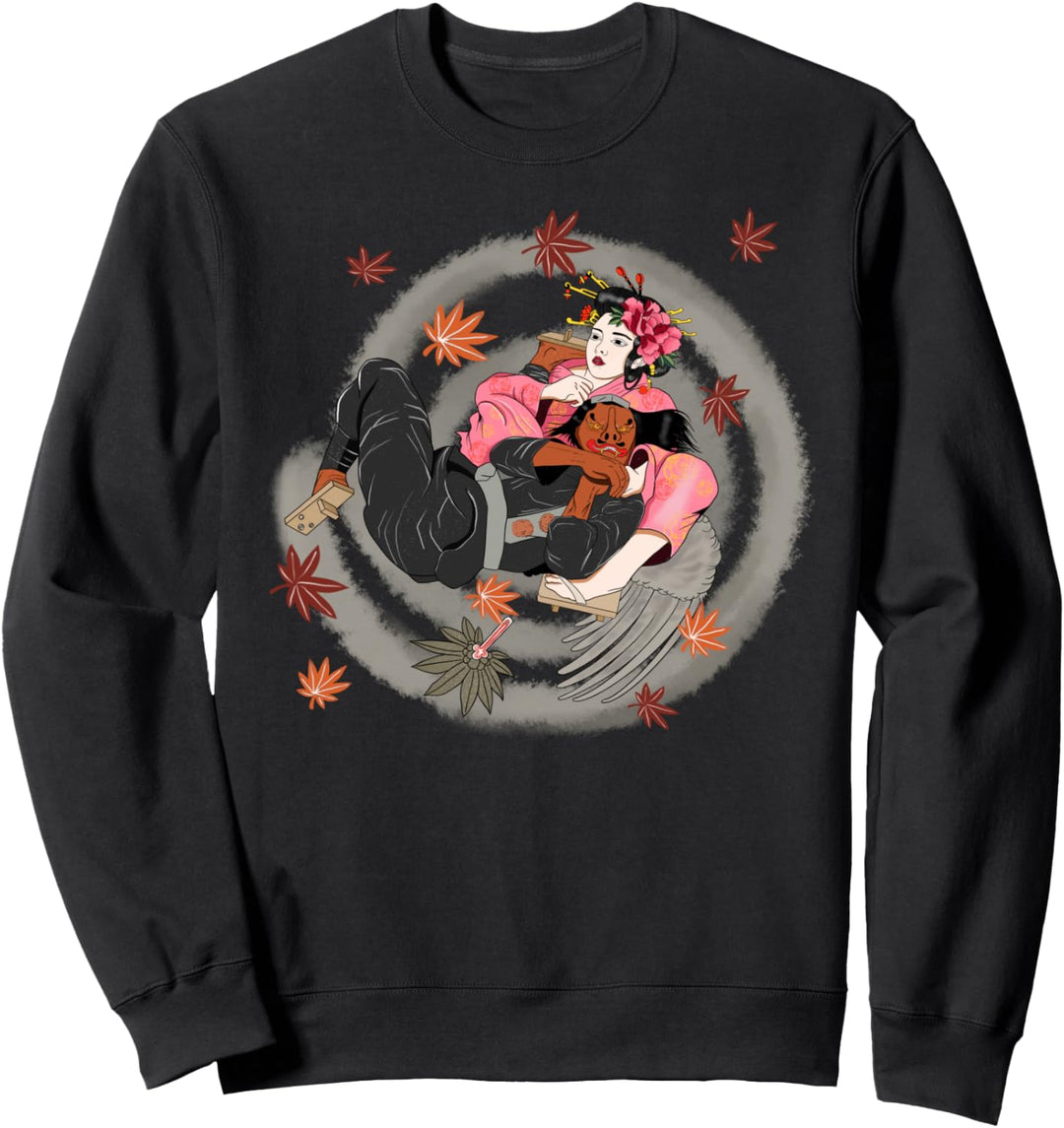 Geisha bow and arrow submission to Tengu BJJ Sweatshirt