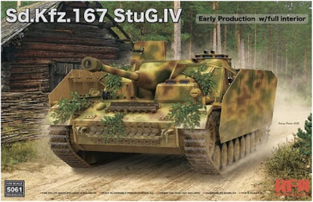RYE FIELD MODEL 5061 Sd.Kfz.167 StuG.IV Early Production -full interior Massstab 1:35 - Modellbau