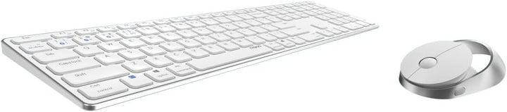 Rapoo 9850M kabelloses Tastatur-Maus Set Wireless Deskset 1600 DPI Sensor wiederaufladbarer Akku fla