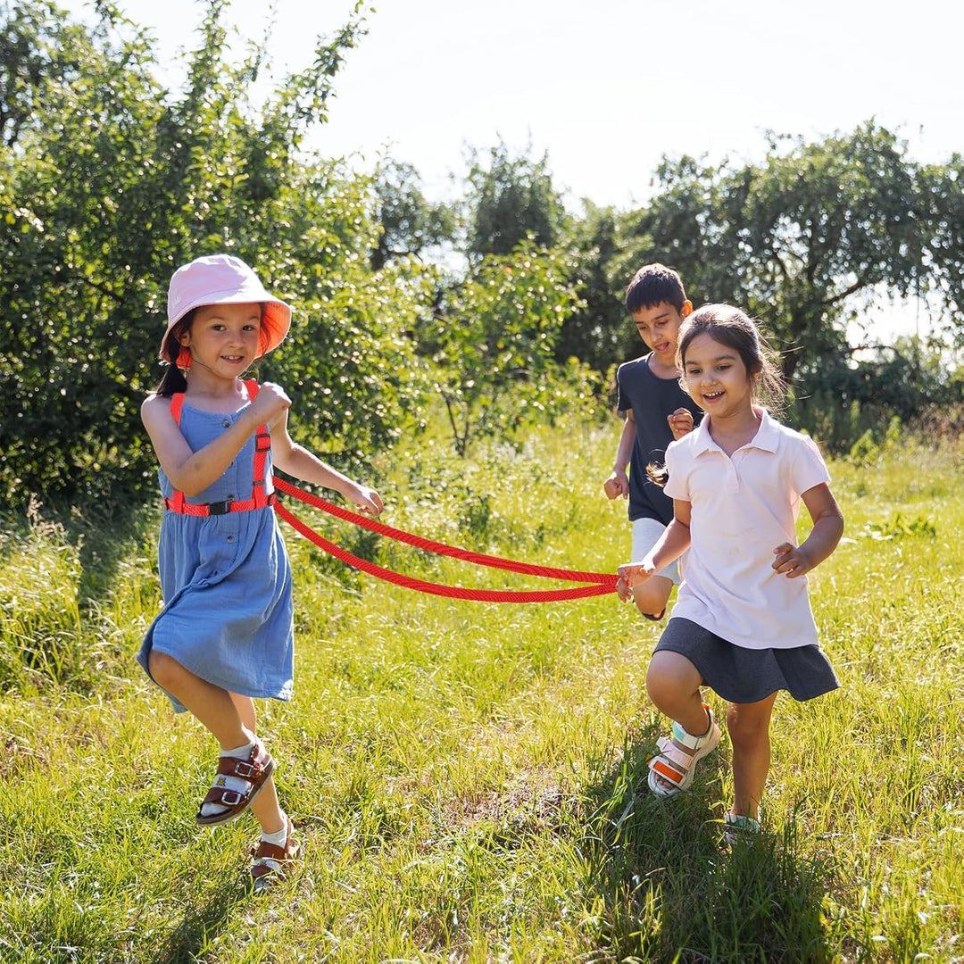 2 Stück Pferdeleine zum Spielen für Kinder Rot Pferdeleine Kinder Pferdeleine Spielzeug Pferde Longi