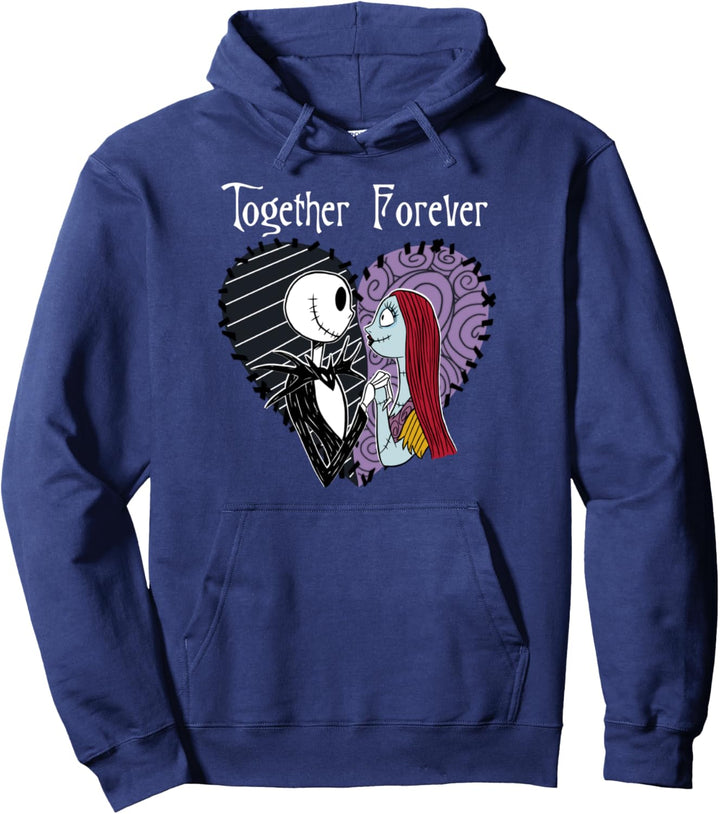 Disney The Nightmare Before Christmas Jack & Sally Together Pullover Hoodie