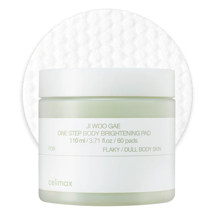 celimax One Step Body Brightening Pad Peeling-Pad Für Körper, Achselhöhlen, Knie & Ellbogen, Mit Grü