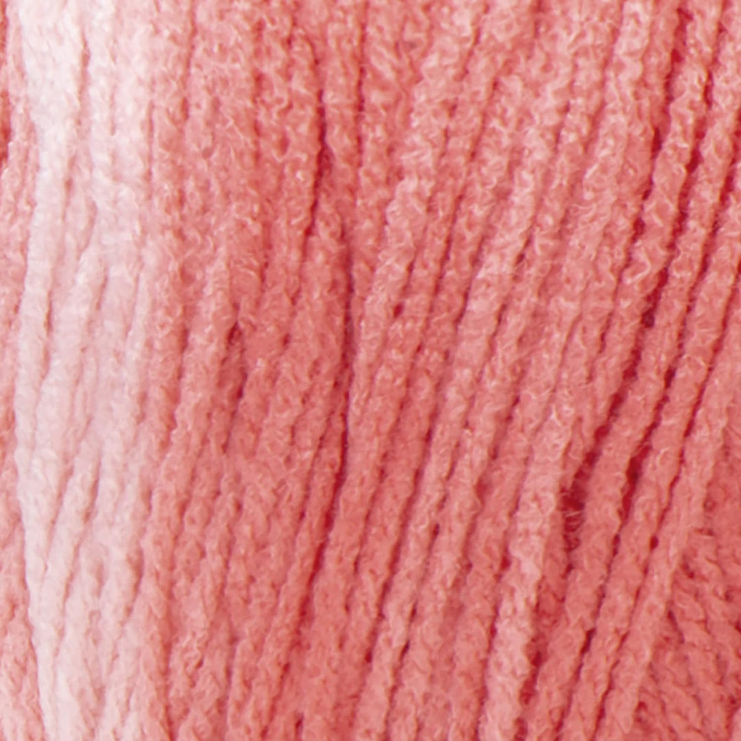 Red Heart E305.3967P02 Super Saver Jumbo Garn, Acryl, Sea Coral Ombre, 2 Pack, 2 Count Sea Coral Omb